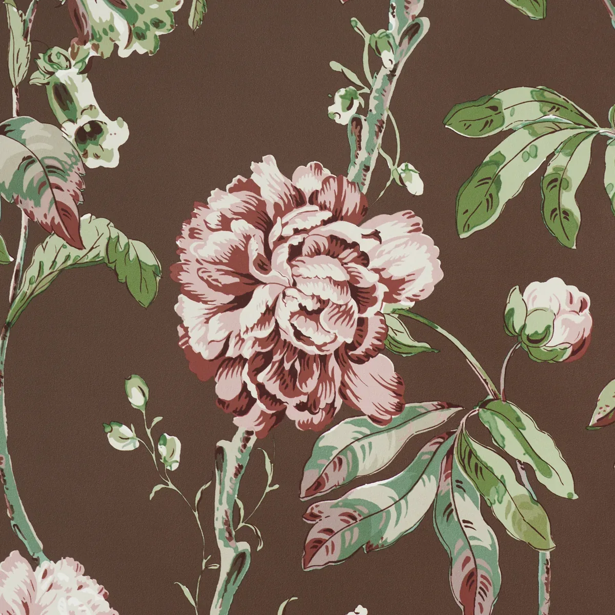 Schumacher DAYDREAM - CHOCOLATE Wallpaper | Buy Online SKU 5011402