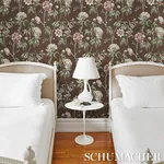 Schumacher DAYDREAM - CHOCOLATE Wallpaper | Buy Online SKU 5011402
