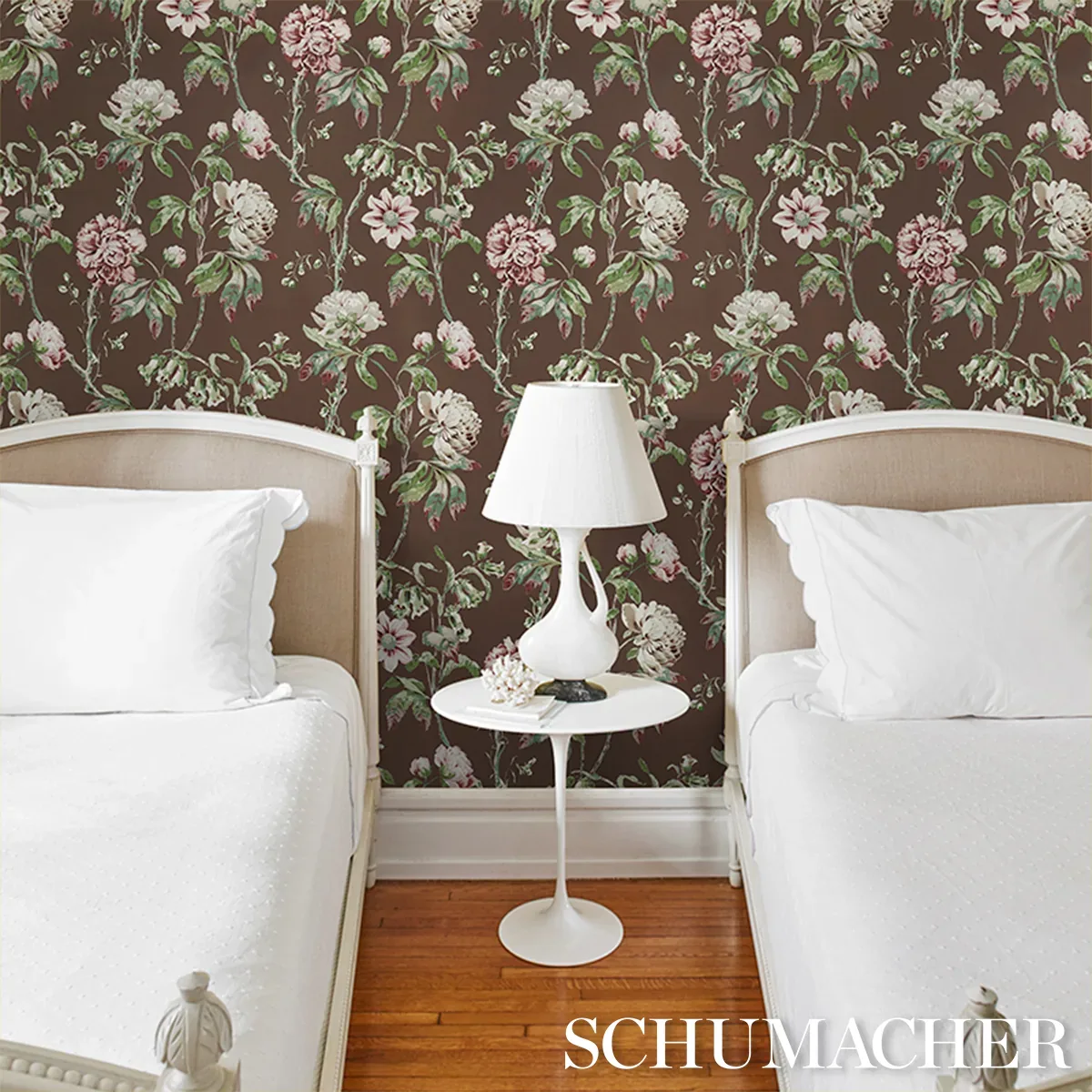 Schumacher DAYDREAM - CHOCOLATE Wallpaper | Buy Online SKU 5011402