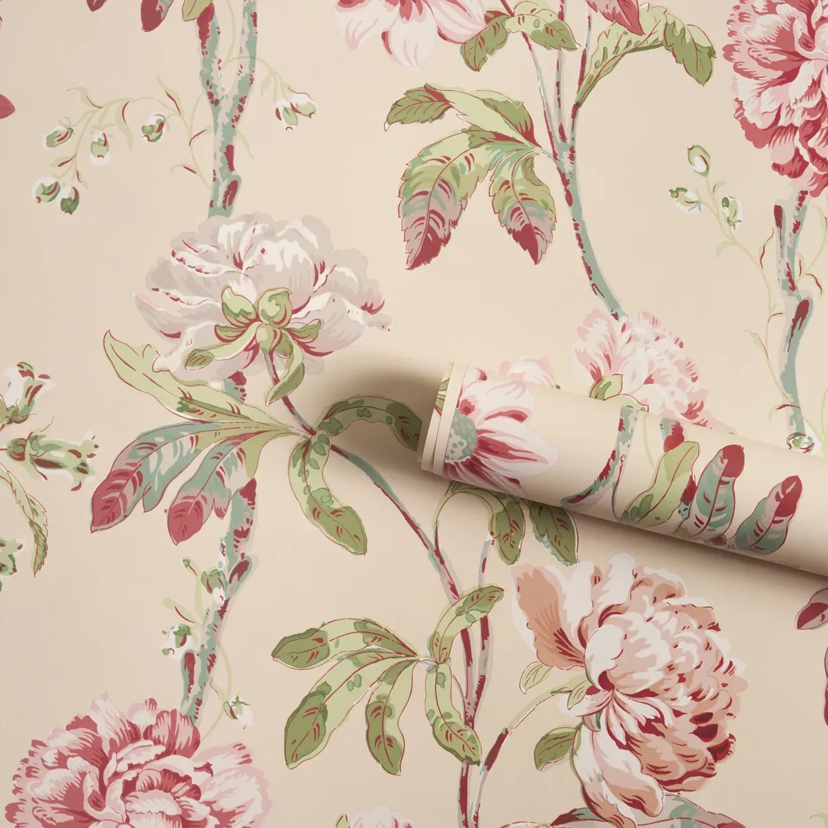 DAYDREAM - PINK Schumacher Wallpaper | Wallpaper Twins DAYDREAM PINK Schumacher Wallpaper wallpaper - SKU 5011404