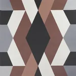 DECO DIAMONDS PANEL CARBON Schumacher Wallpaper wallpaper - SKU 5009201