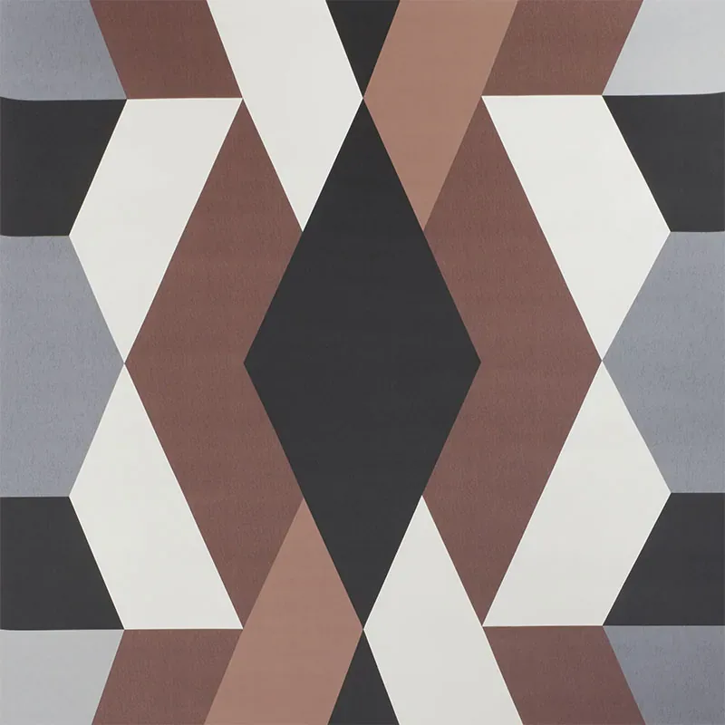 DECO DIAMONDS PANEL CARBON Schumacher Wallpaper wallpaper - SKU 5009201