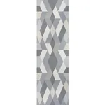 DECO DIAMONDS PANEL DOVE Schumacher Wallpaper wallpaper - SKU 5009200