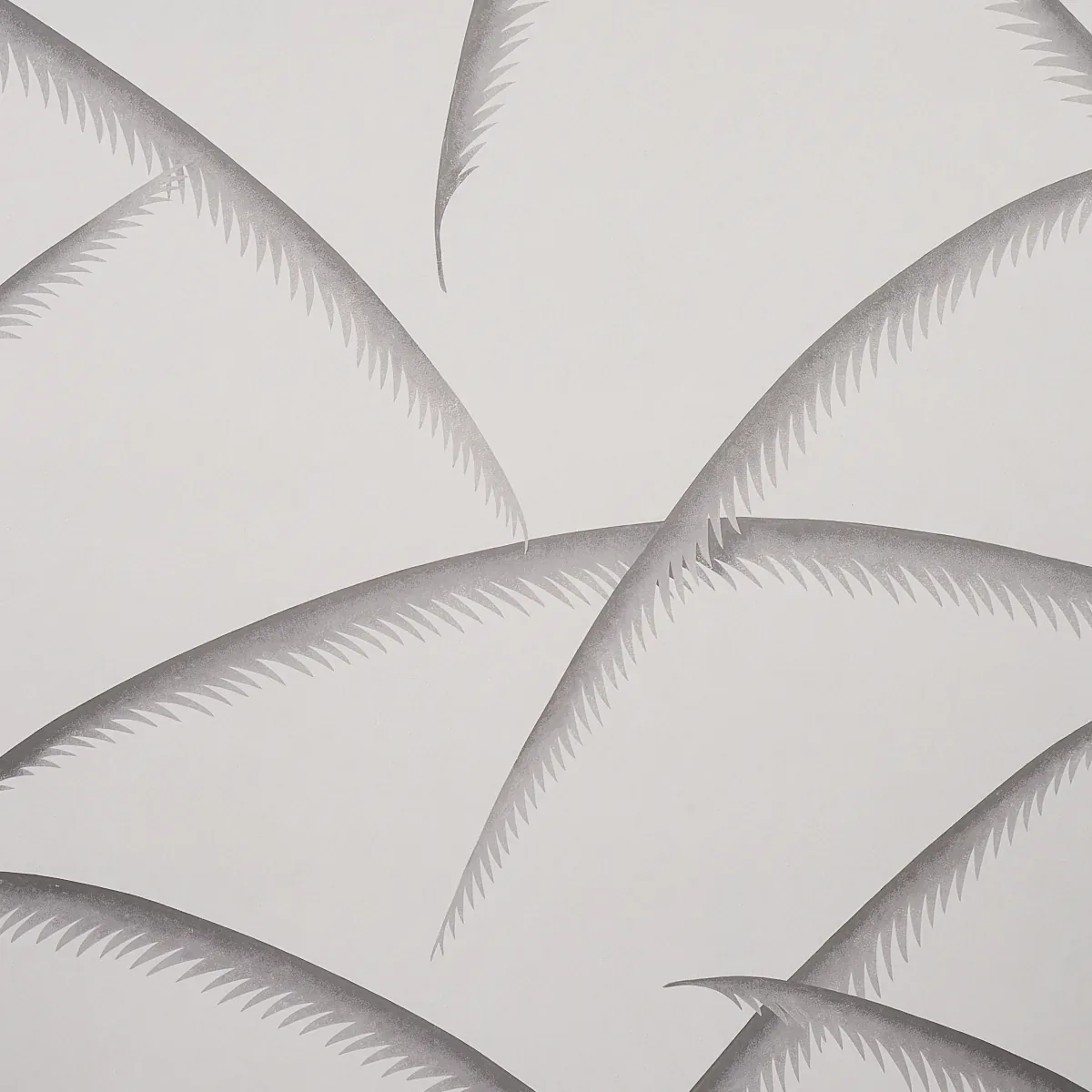 DECO PALMS CHARCOAL Schumacher Wallpaper wallpaper - SKU 5013301