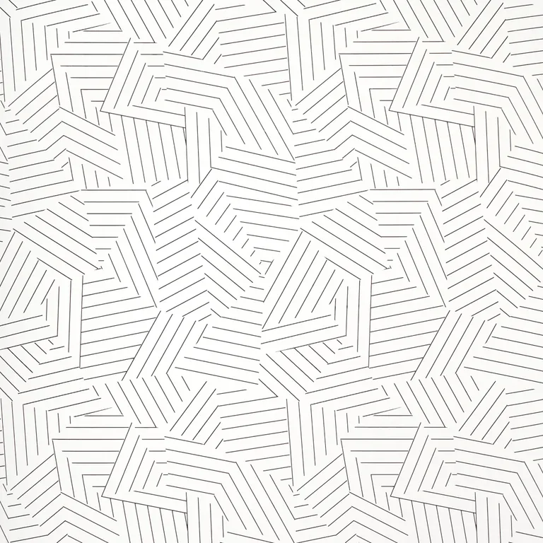 Schumacher DECONSTRUCTED STRIPE wallpaper, color BLACK, SKU 5007973