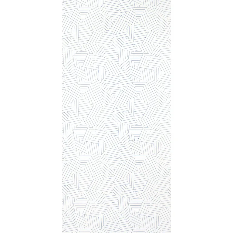 Schumacher DECONSTRUCTED STRIPE wallpaper, color COBALT, SKU 5007972