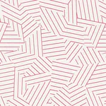 Schumacher DECONSTRUCTED STRIPE - RED Wallpaper | Buy Online Schumacher DECONSTRUCTED STRIPE wallpaper, color RED, SKU 5007971