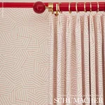 Schumacher DECONSTRUCTED STRIPE - RED Wallpaper | Buy Online Schumacher DECONSTRUCTED STRIPE wallpaper, color RED, SKU 5007971