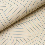DECONSTRUCTED STRIPE SISAL - COBALT Schumacher Wallpaper | W DECONSTRUCTED STRIPE SISAL COBALT Schumacher Wallpaper wallpaper - SKU 5016581