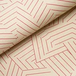 DECONSTRUCTED STRIPE SISAL - RED Schumacher Wallpaper | Wall DECONSTRUCTED STRIPE SISAL RED Schumacher Wallpaper wallpaper - SKU 5016582