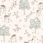DEER LOVE BLUSH Schumacher Wallpaper wallpaper - SKU 7473