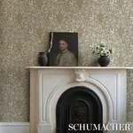 DEERFIELD - MOSS Schumacher Wallpaper | Wallpaper Twins DEERFIELD MOSS Schumacher Wallpaper wallpaper - SKU 5016261