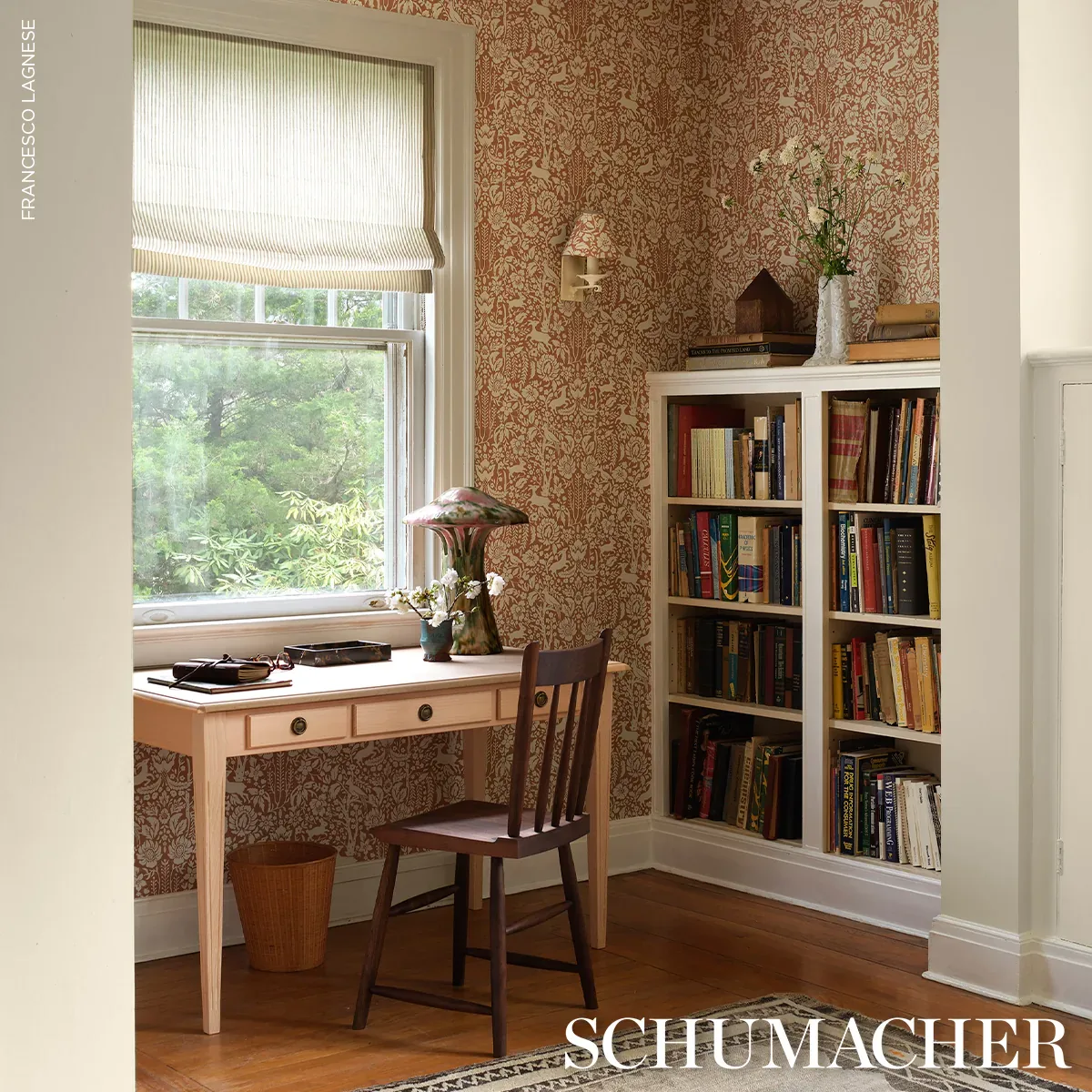 DEERFIELD SPICE Schumacher Wallpaper wallpaper - SKU 5016262