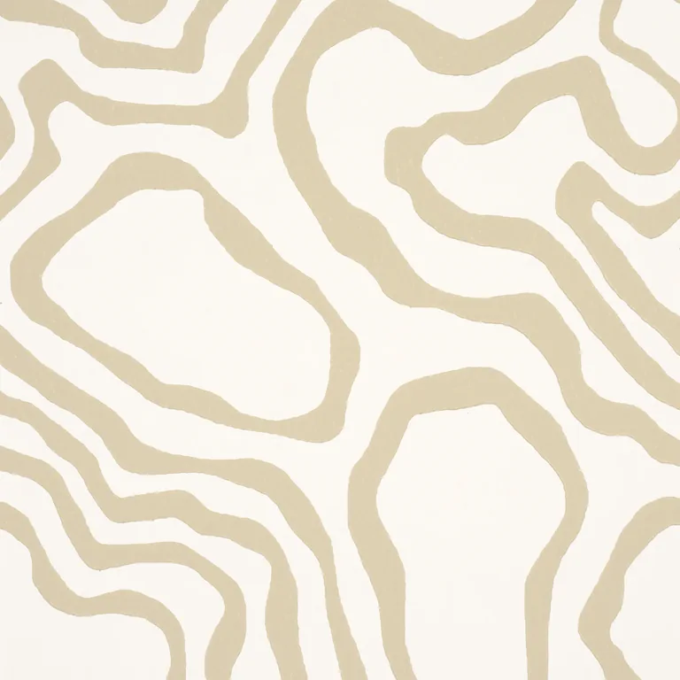 Schumacher DEFEO wallpaper, color SAND, SKU 5016100