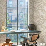 DEFEO SAND Schumacher Wallpaper wallpaper - SKU 5016100