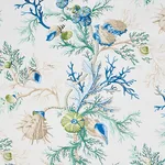 DEL TESORO BLUE & GREEN Schumacher Wallpaper wallpaper - SKU 5010650