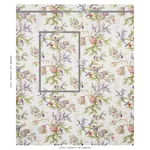 DEL TESORO PURPLE & CORAL Schumacher Wallpaper wallpaper - SKU 5010652