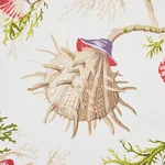 DEL TESORO PURPLE & CORAL Schumacher Wallpaper wallpaper - SKU 5010652