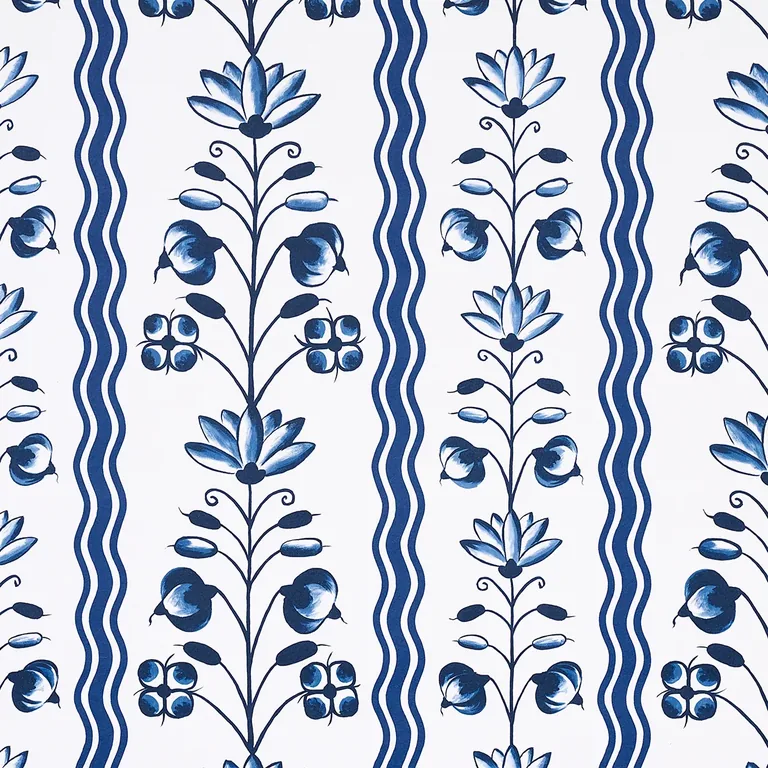 Schumacher DELFT WAVES wallpaper