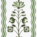 DELFT WAVES GREEN Schumacher Wallpaper wallpaper - SKU 5014381