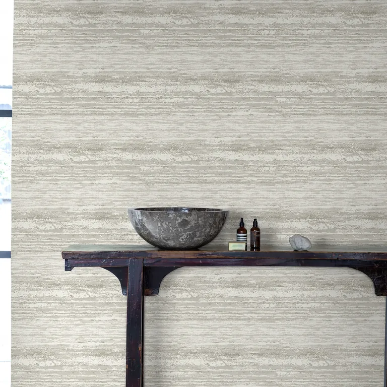 Schumacher DESERT HORIZON wallpaper, color PEWTER, SKU 6452