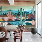 DESERT SCAPE PANEL SET - PRISMATIC Schumacher Wallpaper | Wa DESERT SCAPE PANEL SET PRISMATIC Schumacher Wallpaper wallpaper - SKU 5014610