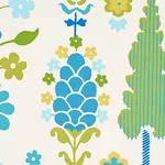 DESNA PEACOCK Schumacher Wallpaper wallpaper - SKU 5011850