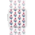 Dianthus Print INDIGO & IRON Schumacher Wallpaper wallpaper - SKU 5017990