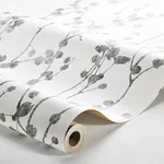 DISA - CHARCOAL Schumacher Wallpaper | Wallpaper Twins DISA CHARCOAL Schumacher Wallpaper wallpaper - SKU 7425