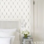 DISO - BLUE Schumacher Wallpaper | Wallpaper Twins DISO BLUE Schumacher Wallpaper wallpaper - SKU 5009230