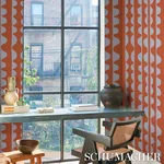 DRIFT CURRANT Schumacher Wallpaper wallpaper - SKU 5016622
