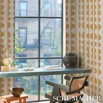 DRIFT HAND PRINT GINGER Schumacher Wallpaper wallpaper - SKU 5016621