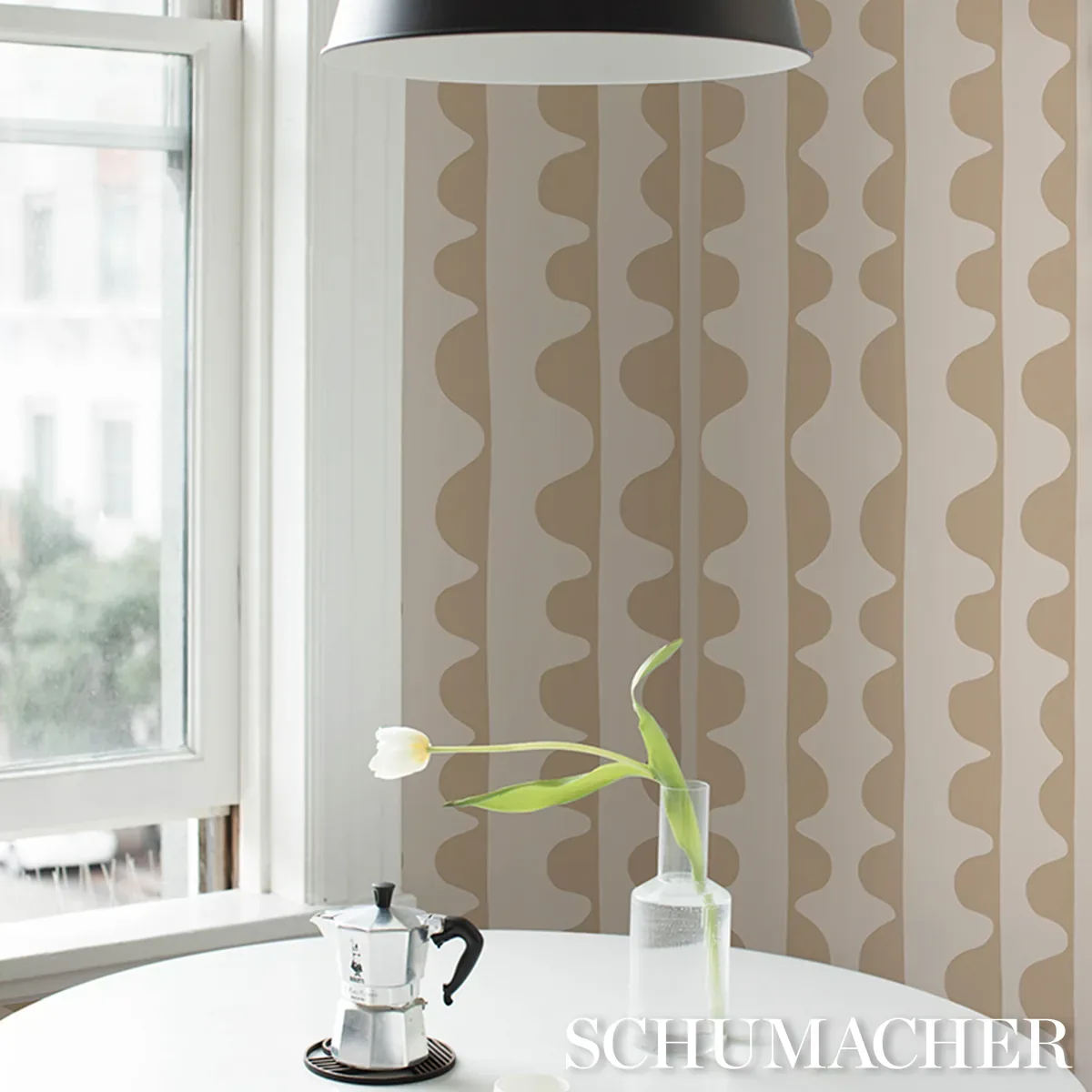 DRIFT HAND PRINT WAFER Schumacher Wallpaper wallpaper - SKU 5016620