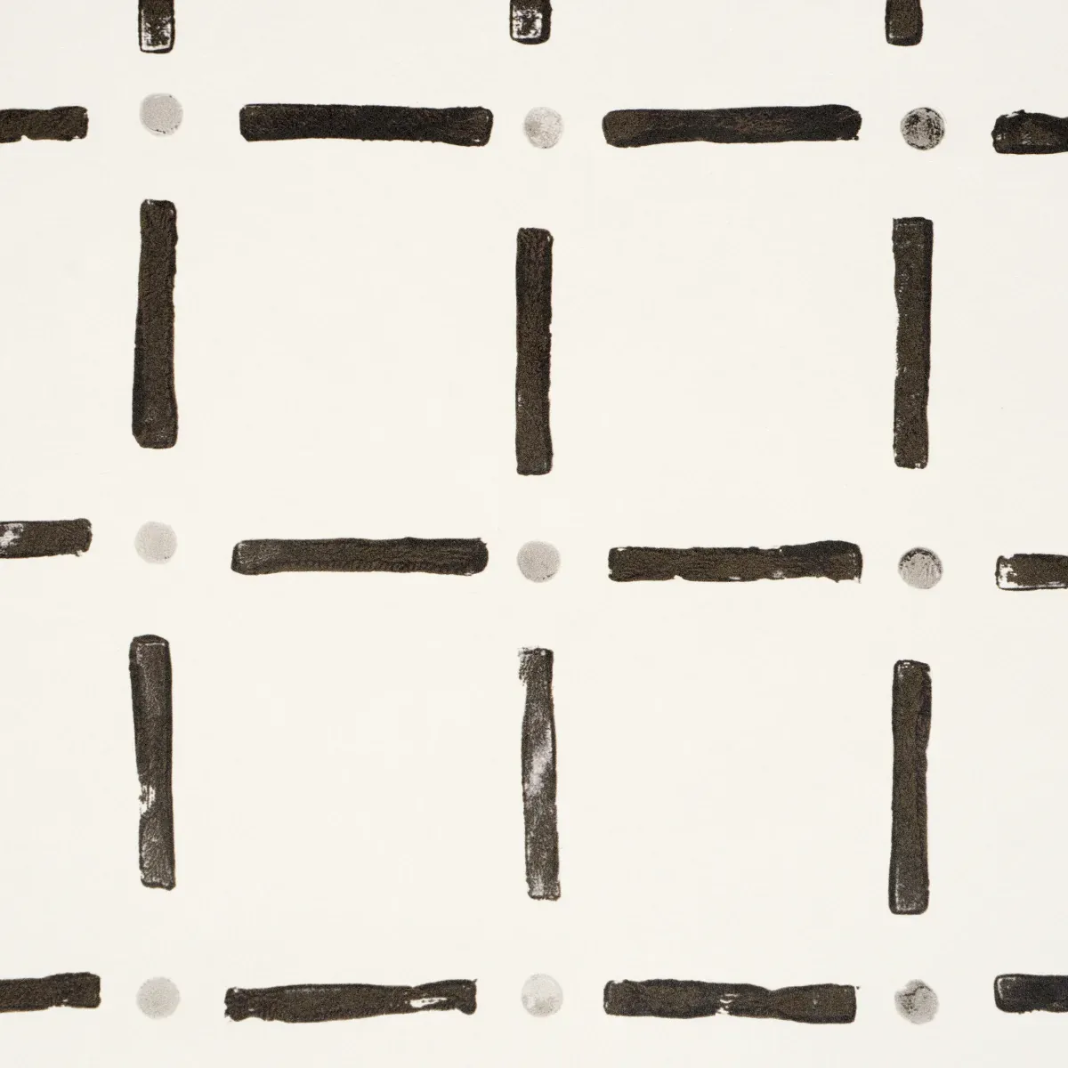 DRIFTING GRID BLACK Schumacher Wallpaper wallpaper - SKU 5015610