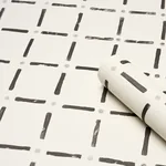 DRIFTING GRID BLACK Schumacher Wallpaper wallpaper - SKU 5015610