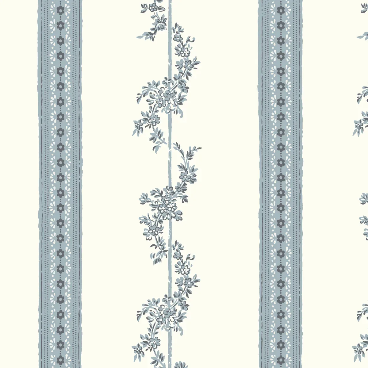 DROTTNINGHOLM BLUE Schumacher Wallpaper wallpaper - SKU 4509