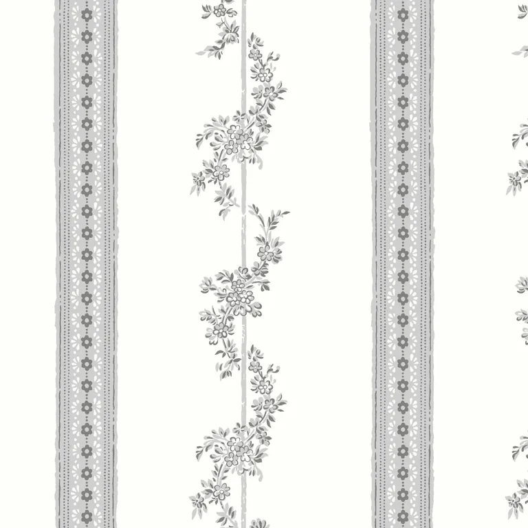 Schumacher DROTTNINGHOLM wallpaper, color GREY, SKU 4508