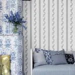 DROTTNINGHOLM GREY Schumacher Wallpaper wallpaper - SKU 4508