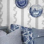 DROTTNINGHOLM GREY Schumacher Wallpaper wallpaper - SKU 4508