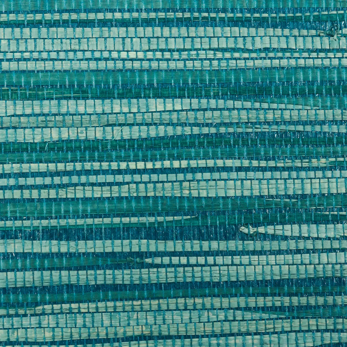 DYED RAFFIA PEACOCK Schumacher Wallpaper wallpaper - SKU 5010342