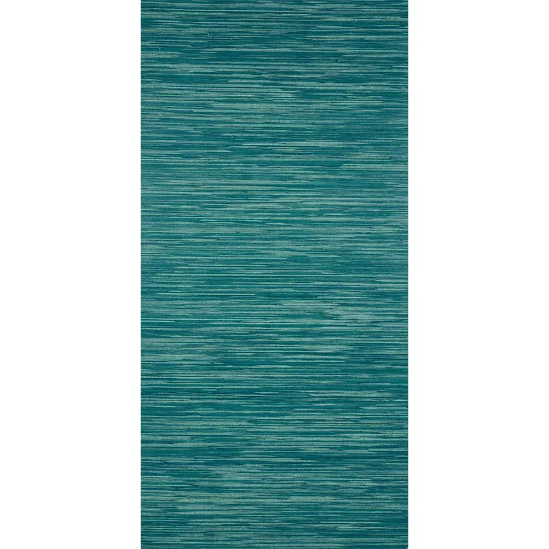 DYED RAFFIA PEACOCK Schumacher Wallpaper wallpaper - SKU 5010342