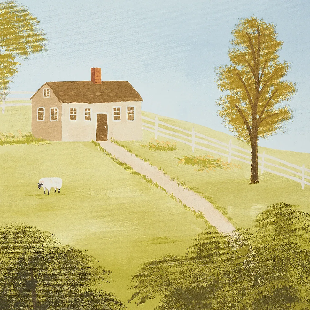 EATON'S LANDSCAPE PANEL SET DOCUMENT Schumacher Wallpaper wallpaper - SKU 5014850