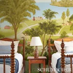 EATON'S LANDSCAPE PANEL SET DOCUMENT Schumacher Wallpaper wallpaper - SKU 5014850
