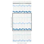 EDIE BLUE PARROT Schumacher Wallpaper wallpaper - SKU 5012582