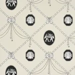 EDITH - BLACK & IVORY Schumacher Wallpaper | Wallpaper Twins EDITH BLACK & IVORY Schumacher Wallpaper wallpaper - SKU 5017840