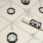 EDITH - BLACK & IVORY Schumacher Wallpaper | Wallpaper Twins EDITH BLACK & IVORY Schumacher Wallpaper wallpaper - SKU 5017840
