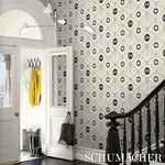 EDITH - BLACK & IVORY Schumacher Wallpaper | Wallpaper Twins EDITH BLACK & IVORY Schumacher Wallpaper wallpaper - SKU 5017840