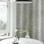 EDWARD STEED'S TOWERS OF FLOWERS BLACK & WHITE Schumacher Wallpaper wallpaper - SKU 5016141