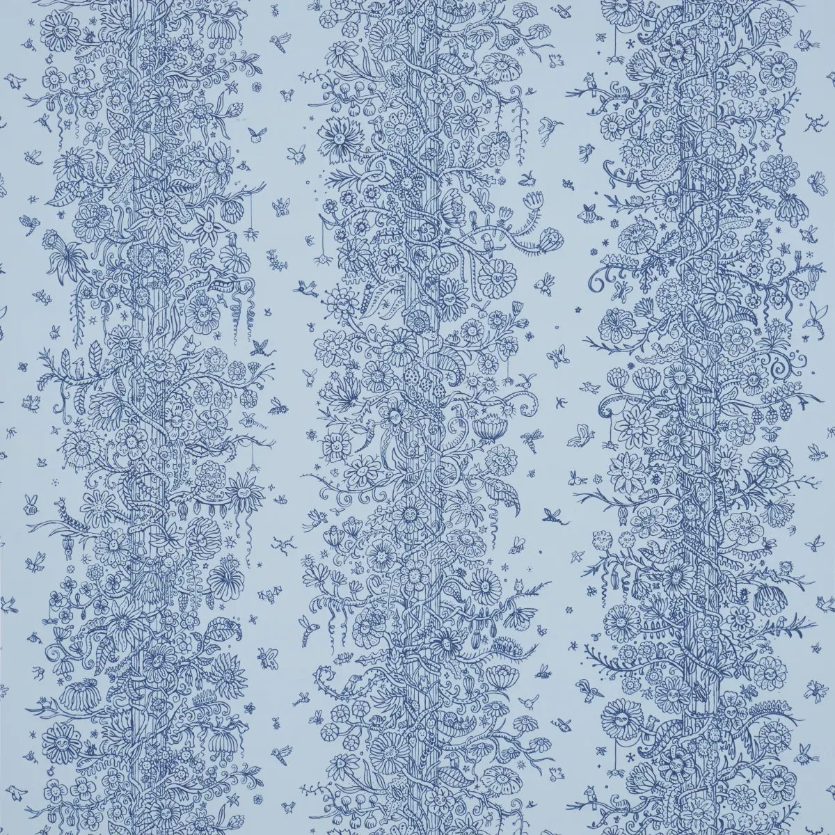 5016142 | EDWARD STEED’S TOWERS OF FLOWERS – SKY BLUE & NAVY