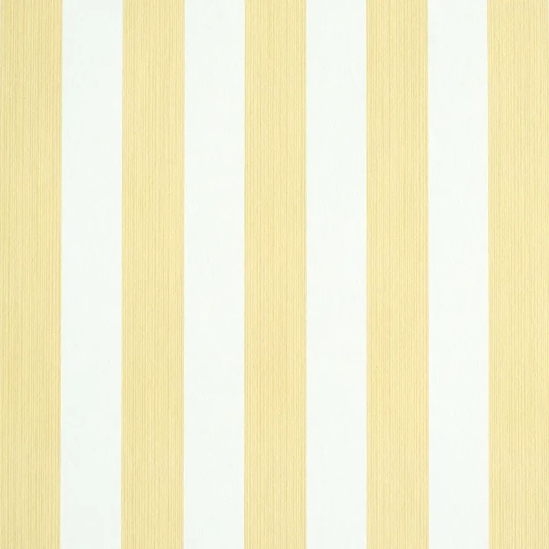 EDWIN STRIPE MEDIUM BUTTERCUP Schumacher Wallpaper wallpaper - SKU 5011890